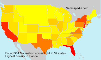 Surname Macmahon in USA Surname Macmahon in USA