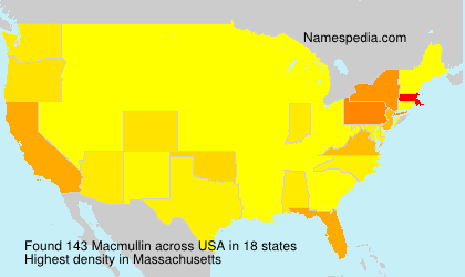 Surname Macmullin in USA Surname Macmullin in USA