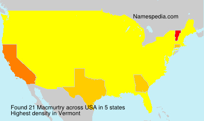 Surname Macmurtry in USA Surname Macmurtry in USA