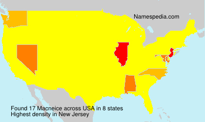 Surname Macneice in USA Surname Macneice in USA