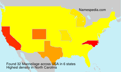 Surname Macneilage in USA Surname Macneilage in USA