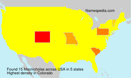 Surname Macnicholas in USA Surname Macnicholas in USA