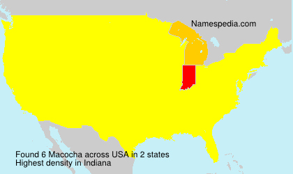 Surname Macocha in USA Surname Macocha in USA