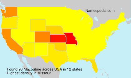 Surname Macoubrie in USA Surname Macoubrie in USA