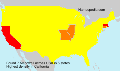 Surname Macowell in USA Surname Macowell in USA