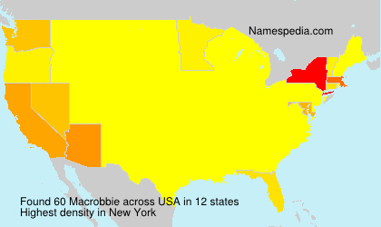 Surname Macrobbie in USA Surname Macrobbie in USA