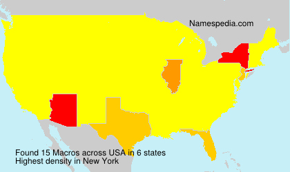 Surname Macros in USA Surname Macros in USA