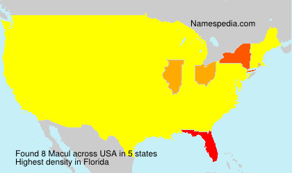 Surname Macul in USA Surname Macul in USA