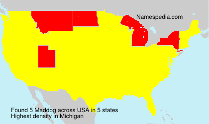 Surname Maddog in USA Surname Maddog in USA