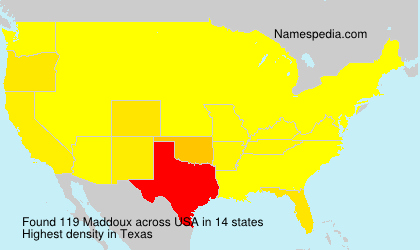 Surname Maddoux in USA Surname Maddoux in USA