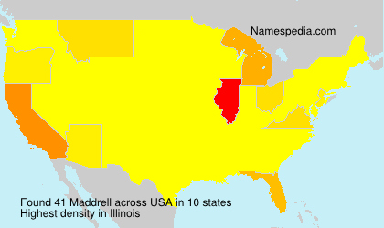 Surname Maddrell in USA Surname Maddrell in USA