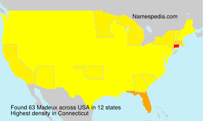 Surname Madeux in USA Surname Madeux in USA
