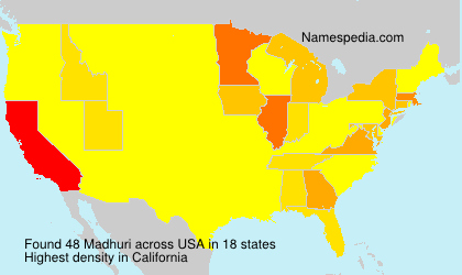 Surname Madhuri in USA Surname Madhuri in USA