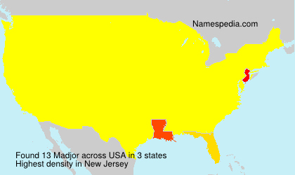 Surname Madjor in USA Surname Madjor in USA