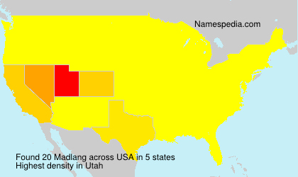 Surname Madlang in USA Surname Madlang in USA