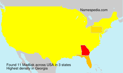 Surname Madliak in USA Surname Madliak in USA