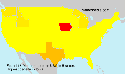Surname Madoerin in USA Surname Madoerin in USA