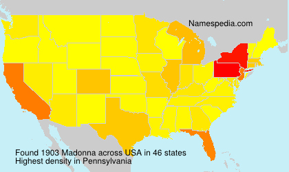 Surname Madonna in USA Surname Madonna in USA