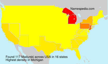 Surname Madurski in USA