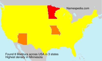 Surname Madzura in USA Surname Madzura in USA