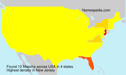 Surname Maecha in USA Surname Maecha in USA