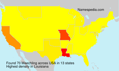 Surname Maechling in USA Surname Maechling in USA