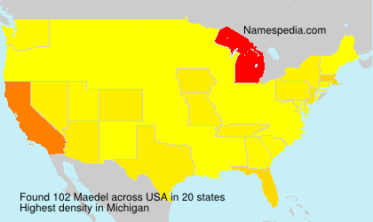 Surname Maedel in USA Surname Maedel in USA