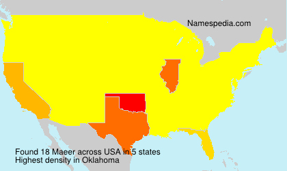 Surname Maeer in USA Surname Maeer in USA