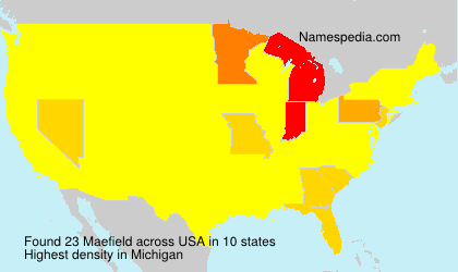 Surname Maefield in USA Surname Maefield in USA