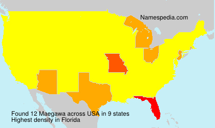 Surname Maegawa in USA Surname Maegawa in USA