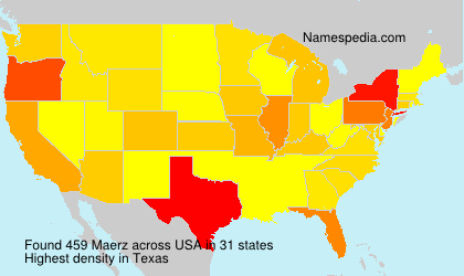 Surname Maerz in USA Surname Maerz in USA