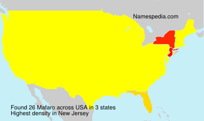 Surname Mafaro in USA Surname Mafaro in USA