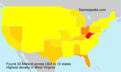 Surname Mafield in USA Surname Mafield in USA