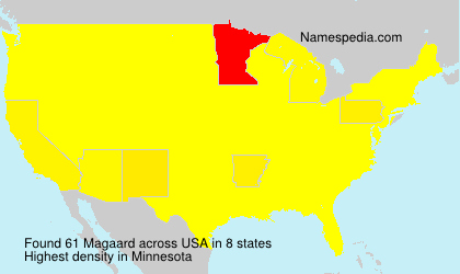 Surname Magaard in USA Surname Magaard in USA