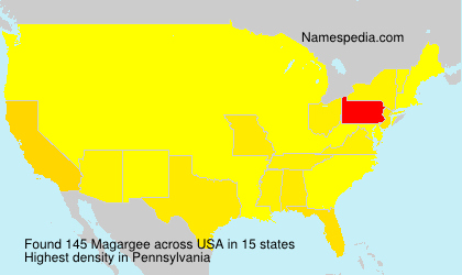 Surname Magargee in USA Surname Magargee in USA