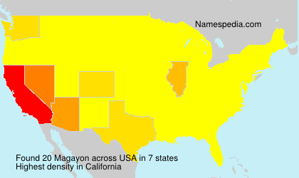 Surname Magayon in USA Surname Magayon in USA