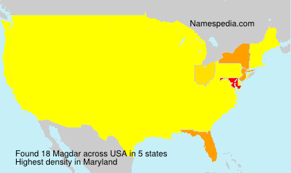 Surname Magdar in USA Surname Magdar in USA