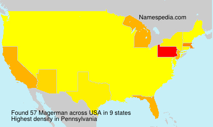 Surname Magerman in USA Surname Magerman in USA