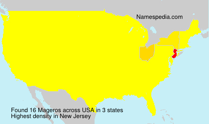 Surname Mageros in USA Surname Mageros in USA