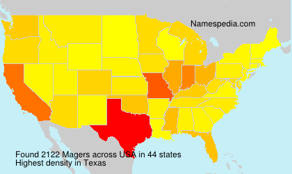 Surname Magers in USA Surname Magers in USA