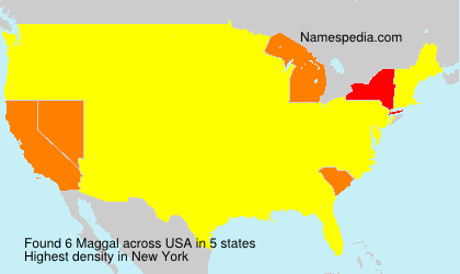 Surname Maggal in USA Surname Maggal in USA
