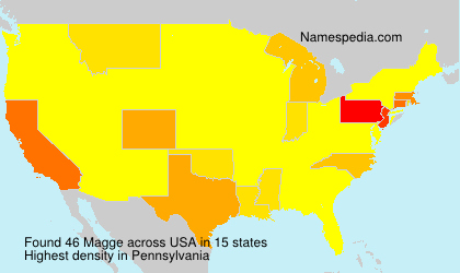 Surname Magge in USA Surname Magge in USA