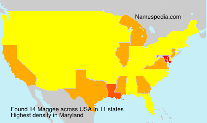 Surname Maggee in USA Surname Maggee in USA