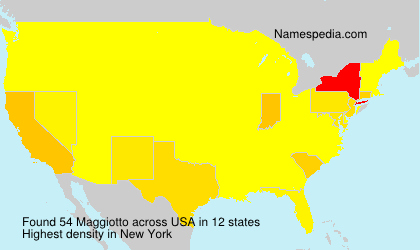 Surname Maggiotto in USA Surname Maggiotto in USA