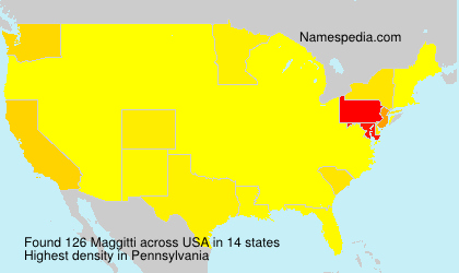 Surname Maggitti in USA Surname Maggitti in USA