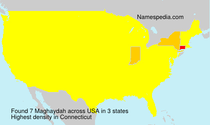 Surname Maghaydah in USA Surname Maghaydah in USA