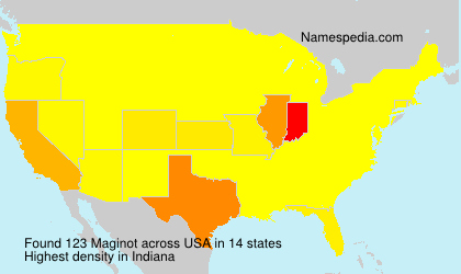 Surname Maginot in USA Surname Maginot in USA