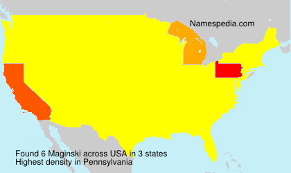 Surname Maginski in USA Surname Maginski in USA