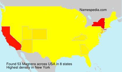 Surname Magnera in USA Surname Magnera in USA