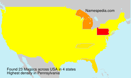 Surname Magocs in USA Surname Magocs in USA